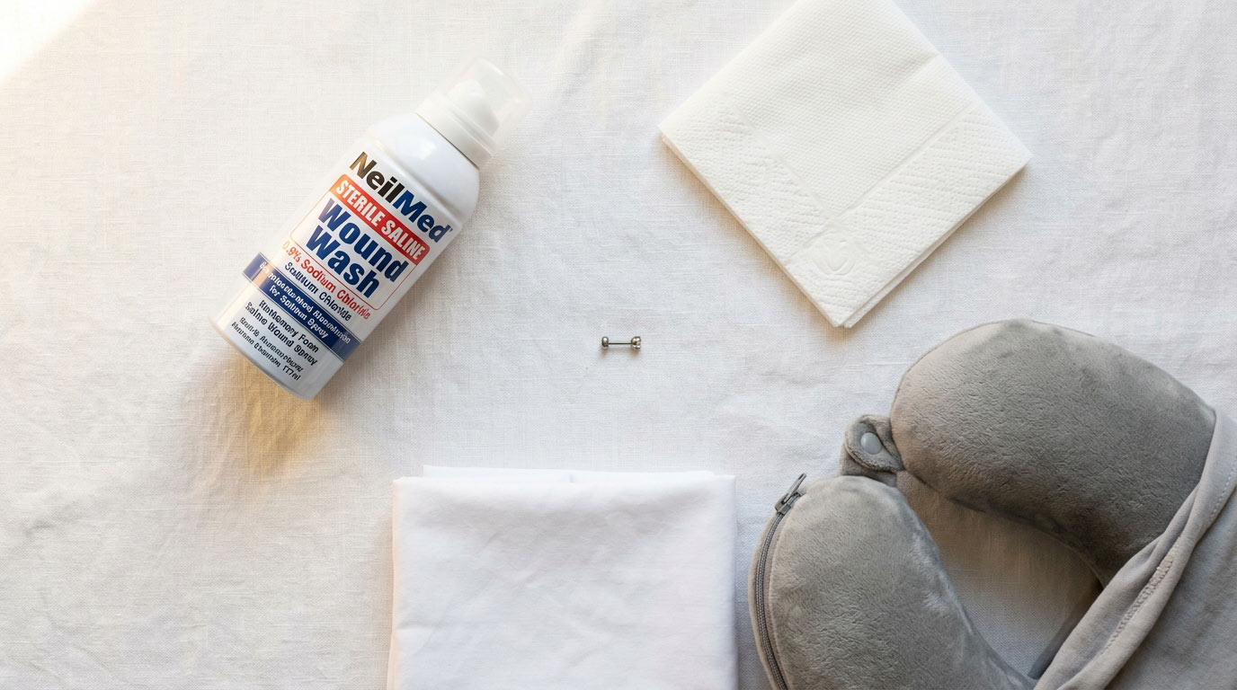 Various piercing types — specific aftercare tips by location