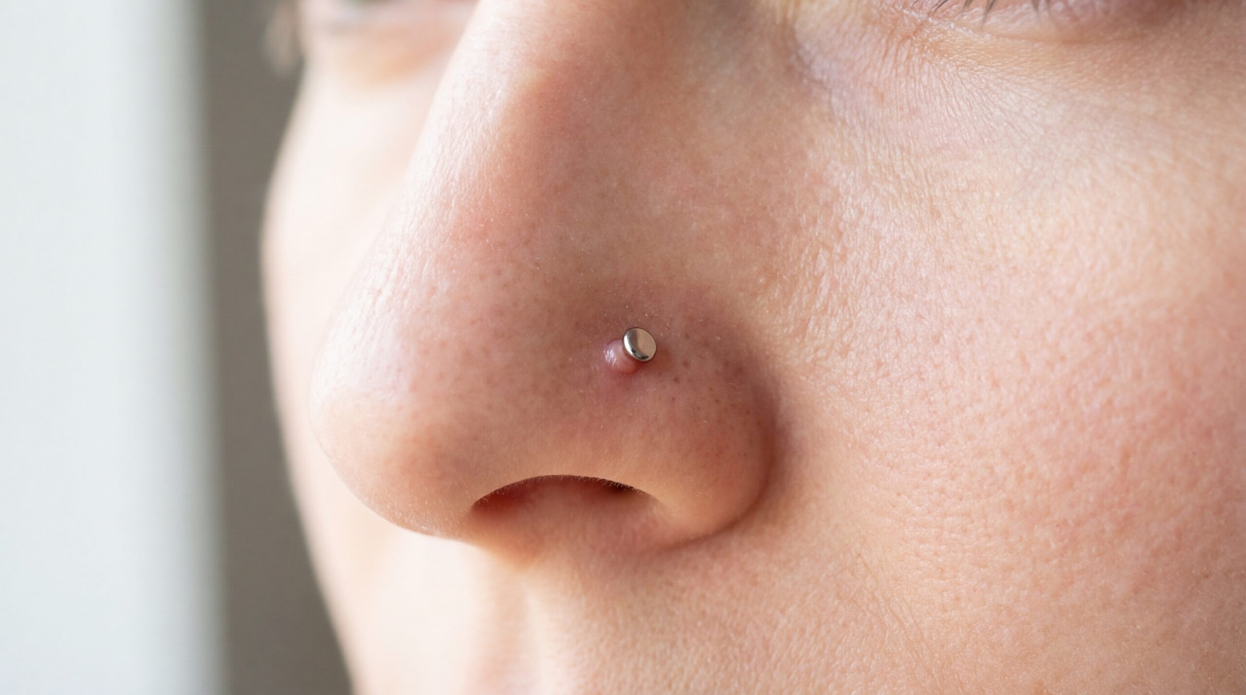 Nostril piercing with small irritation bump — hypertrophic scar vs keloid