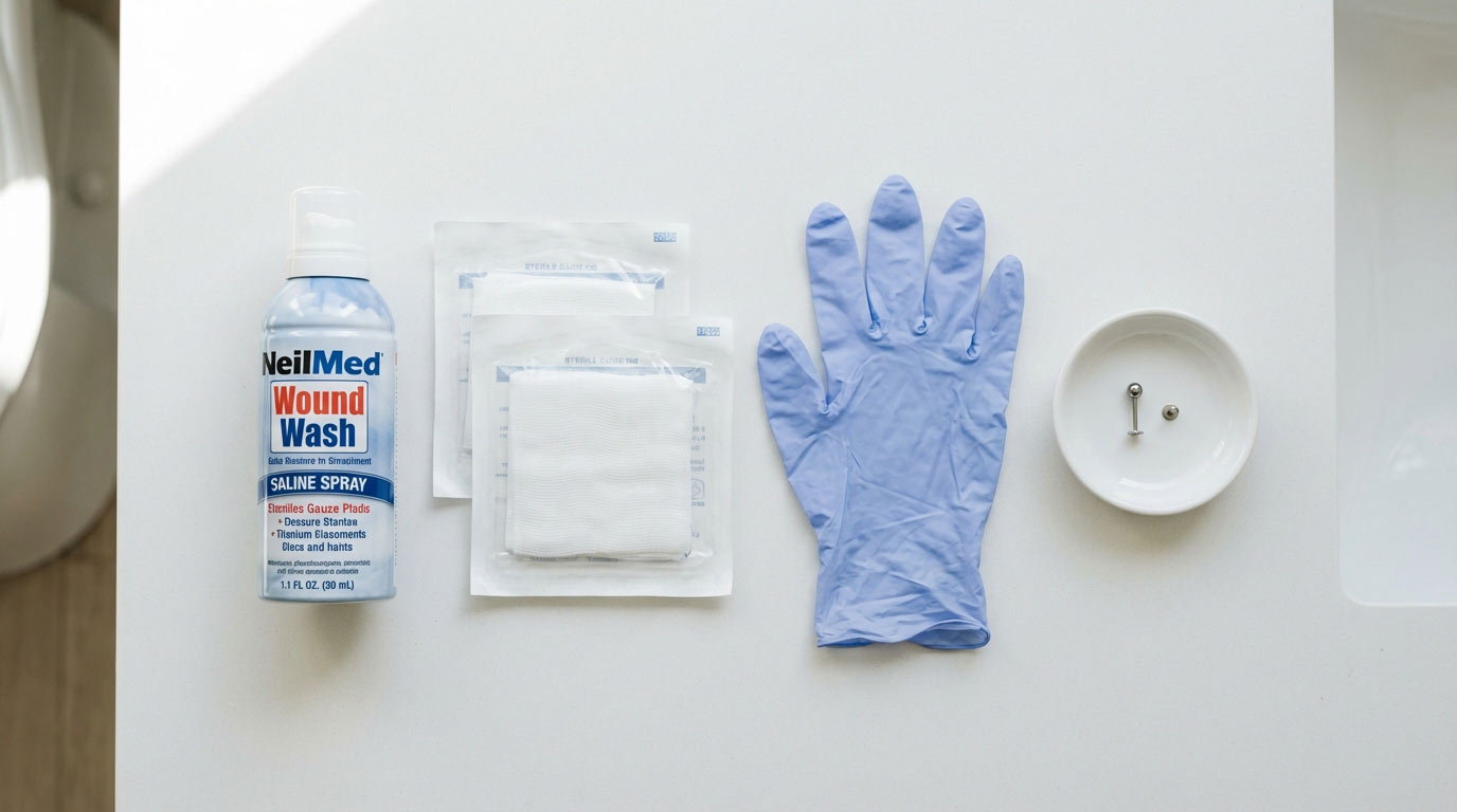 Piercing hygiene essentials — cartilage vs lobe infection comparison