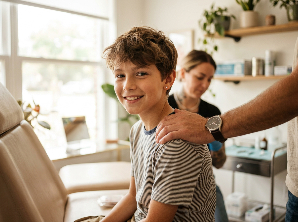 Complete guide to body piercing 22 Boy getting ear pierced